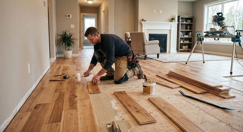 Engineered Wood Installation in West Chester, OH