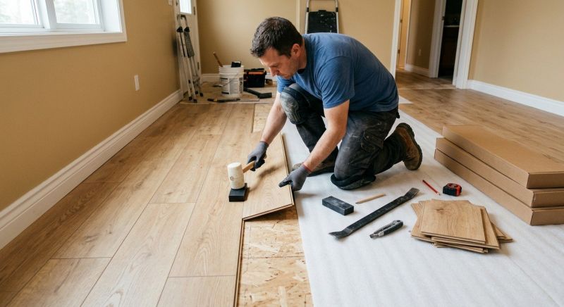 Laminate Floor Installation in Mason, OH