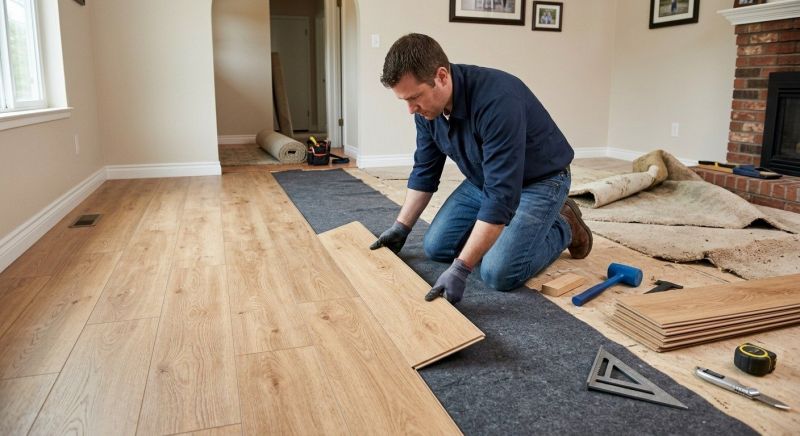 Laminate Floor Remodeling in West Chester, OH