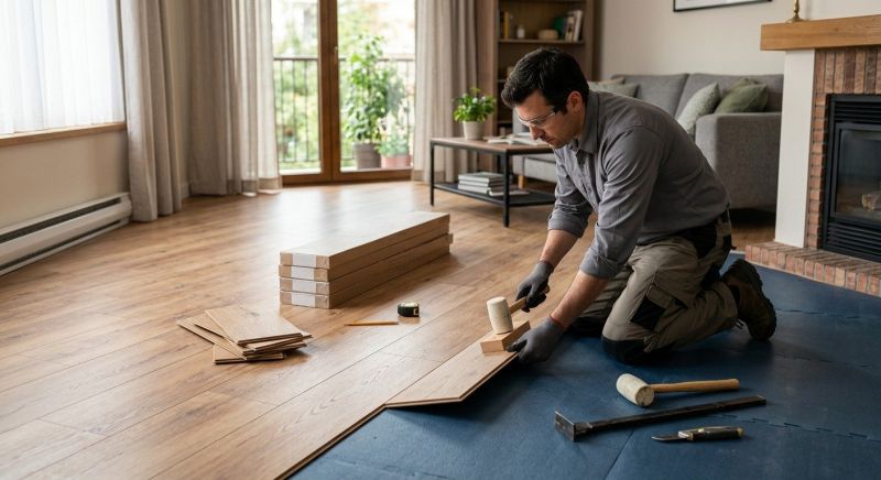 Laminate Floor Replacement in Franklin, OH