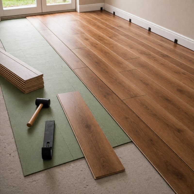 Laminate Floor Replacement in Morrow, OH