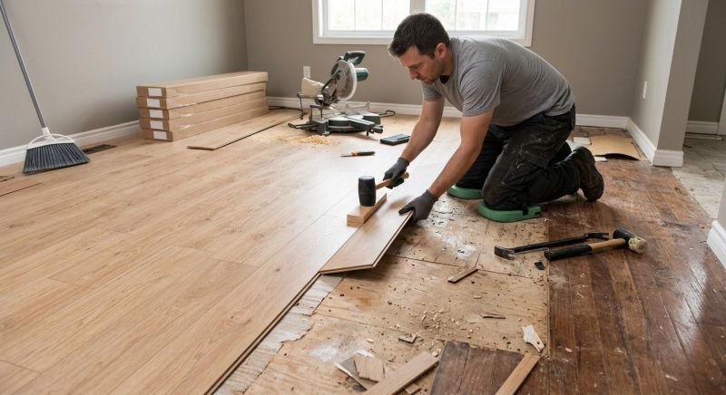 Laminate Flooring Replacement in West Chester, OH