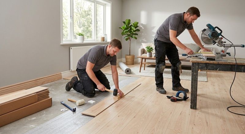 Laminate Wood Installation in West Chester, OH