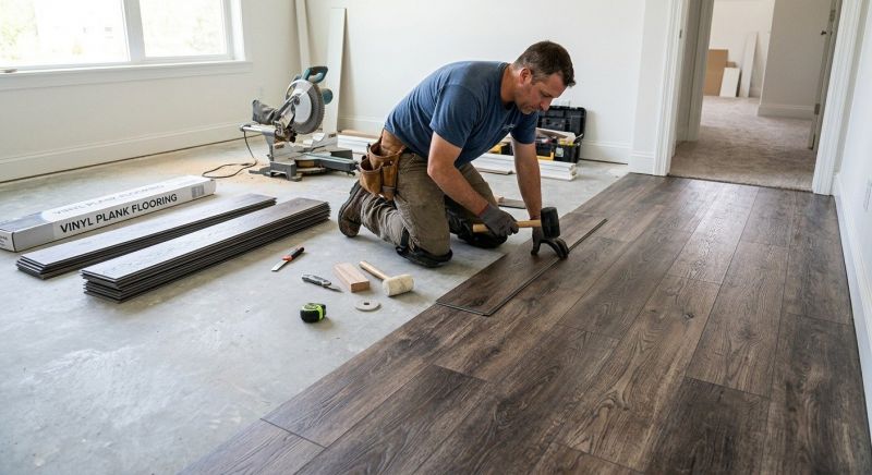 Linoleum Floor Installation in Amelia, OH