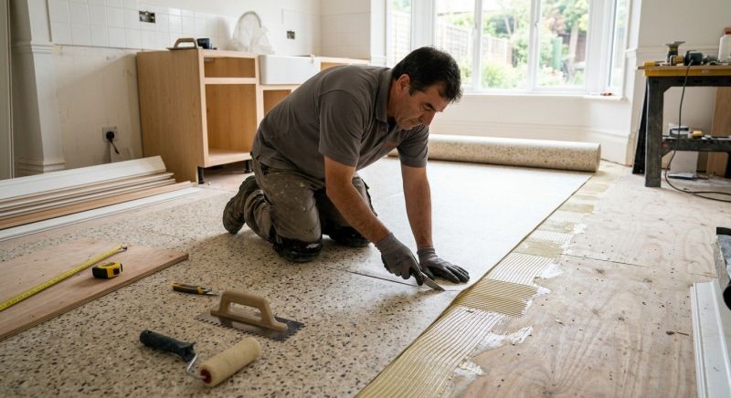 Linoleum Floor Installation in Batavia, OH
