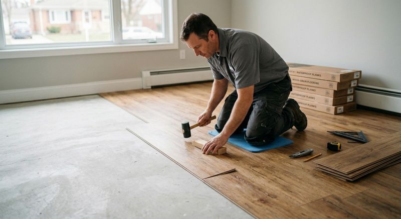Linoleum Floor Installation in Blanchester, OH