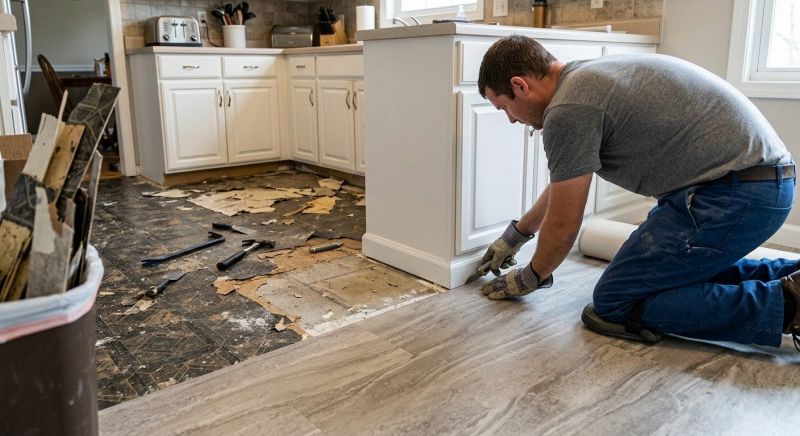 Linoleum Flooring Replacement in West Chester, OH