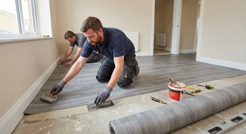 Sheet Flooring Installation in Blanchester, OH