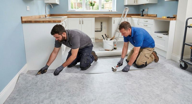 Sheet Linoleum Installation in West Chester, OH