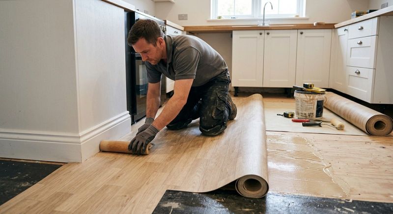 Sheet Linoleum Installation in Warren County, OH