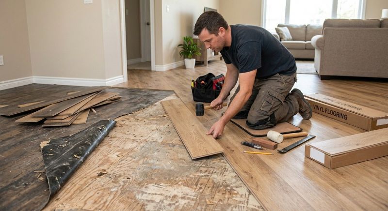 Vinyl Floor Replacement in West Chester, OH