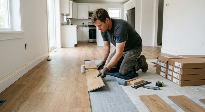 Vinyl Plank Floor Installation in West Chester, OH